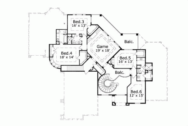 Upper/Second Floor Plan: 19-434