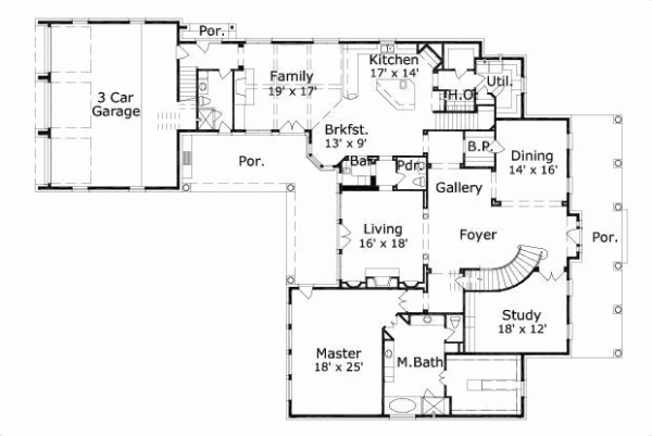 Main Floor Plan: 19-437