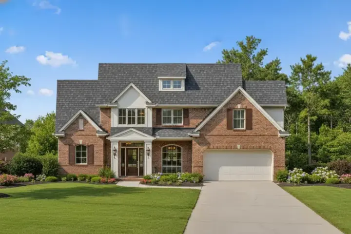 Traditional house plans 19-439 - front exterior, 2,932 sq ft, 4 bed, 3 bath house plans | Monster House Plans