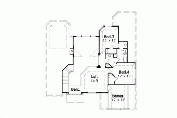 Upper/Second Floor Plan: 19-439