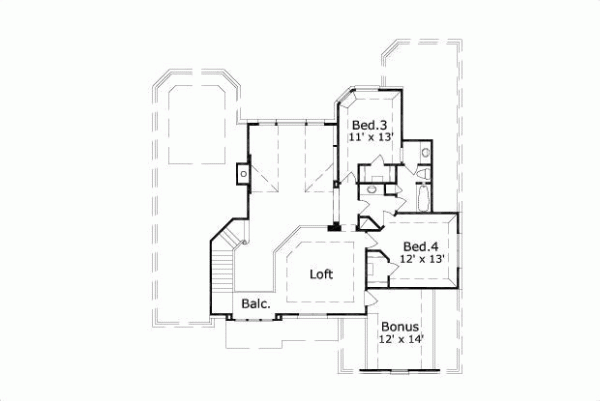 Upper/Second Floor Plan: 19-440