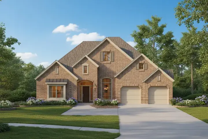 Traditional house plans 19-441 - front exterior, 2,586 sq ft, 3 bed, 2 bath house plans | Monster House Plans