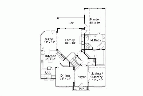 Main Floor Plan: 19-443