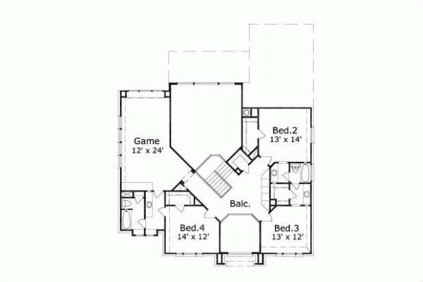 Upper/Second Floor Plan: 19-443
