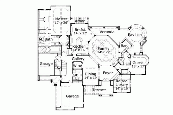 Main Floor Plan: 19-444