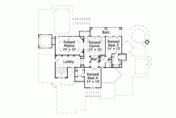 Upper/Second Floor Plan: 19-444