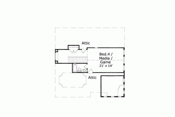 Upper/Second Floor Plan 19-445