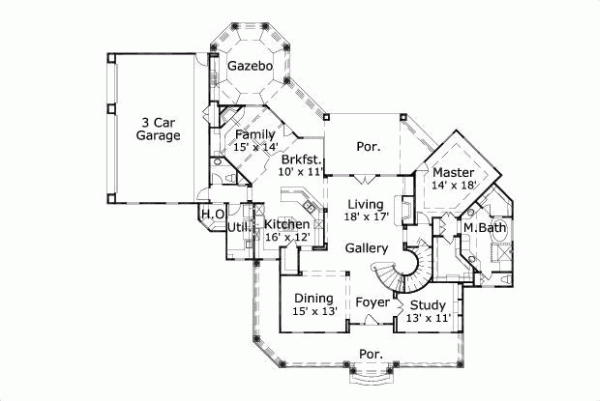 Main Floor Plan: 19-446