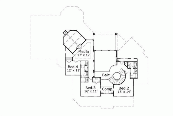Upper/Second Floor Plan: 19-446