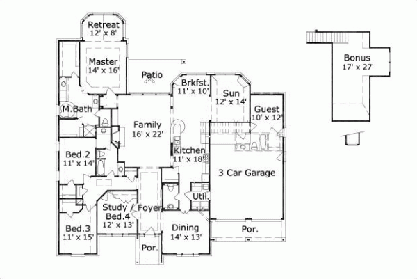 Main Floor Plan: 19-448