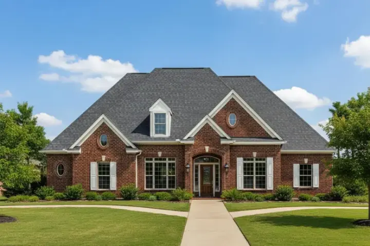 Traditional house plans 19-452 - front exterior, 2,875 sq ft, 4 bed, 3 bath house plans | Monster House Plans