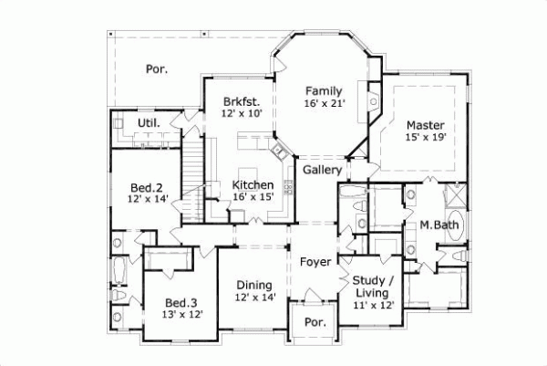 Main Floor Plan: 19-452