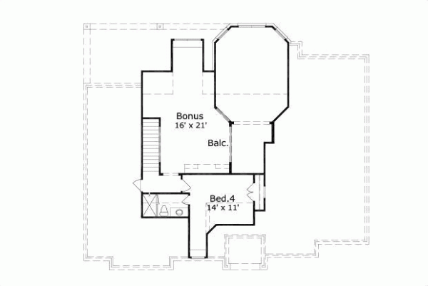 Upper/Second Floor Plan: 19-452