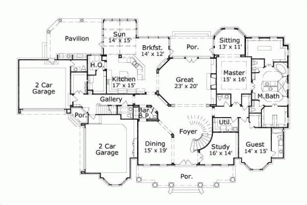 Main Floor Plan: 19-454