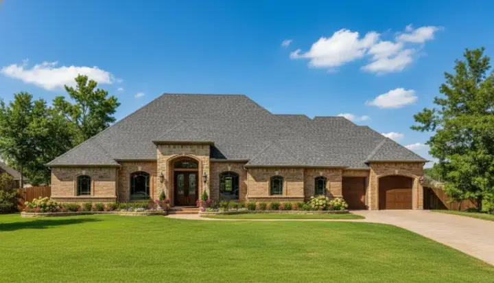 Traditional house plans 19-456 - front exterior, 4,099 sq ft, 4 bed, 3 bath house plans | Monster House Plans