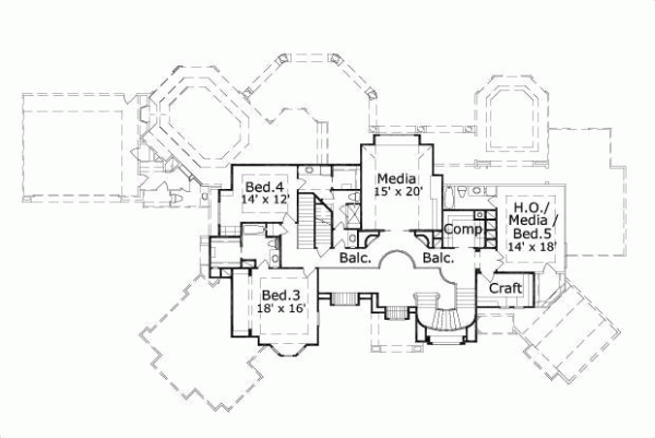 Upper/Second Floor Plan: 19-459
