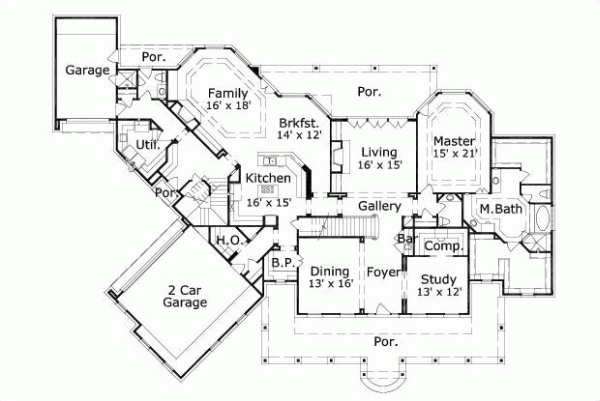 Main Floor Plan: 19-463
