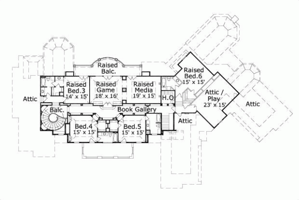 Upper/Second Floor Plan: 19-465