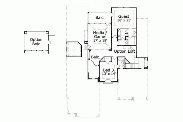 Upper/Second Floor Plan: 19-474
