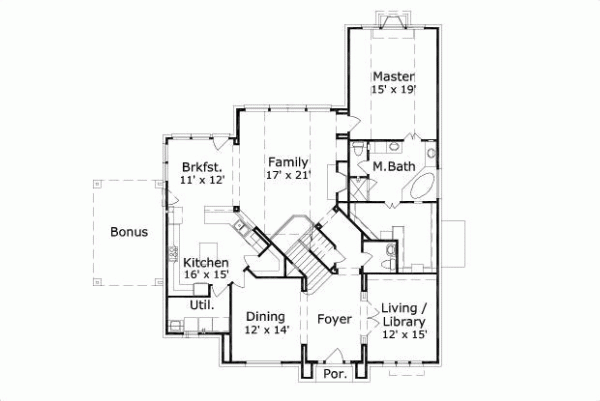 Main Floor Plan: 19-475