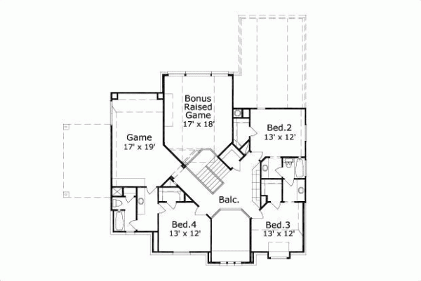 Upper/Second Floor Plan: 19-475