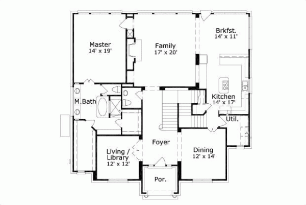 Main Floor Plan: 19-476