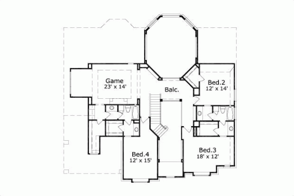 Upper/Second Floor Plan: 19-477