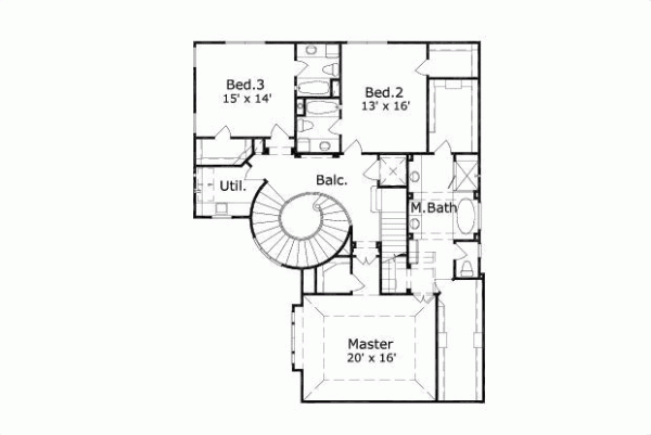 Upper/Second Floor Plan: 19-478