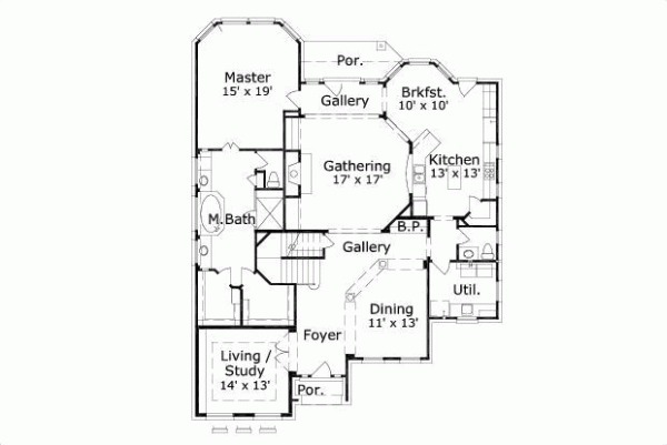 Main Floor Plan: 19-481