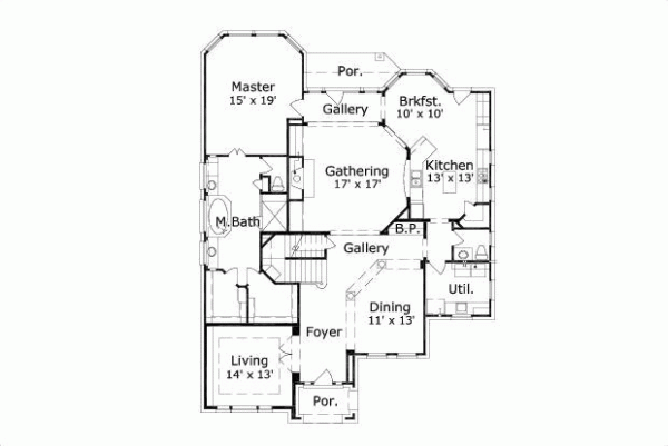 Main Floor Plan: 19-482