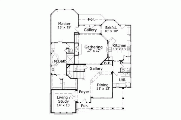 Main Floor Plan: 19-483