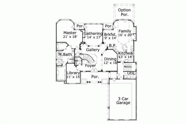 Main Floor Plan: 19-488