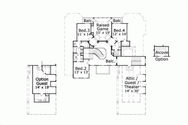 Upper/Second Floor Plan: 19-489