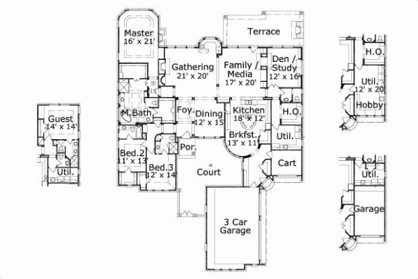Main Floor Plan: 19-491