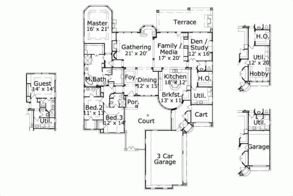 Main Floor Plan: 19-492
