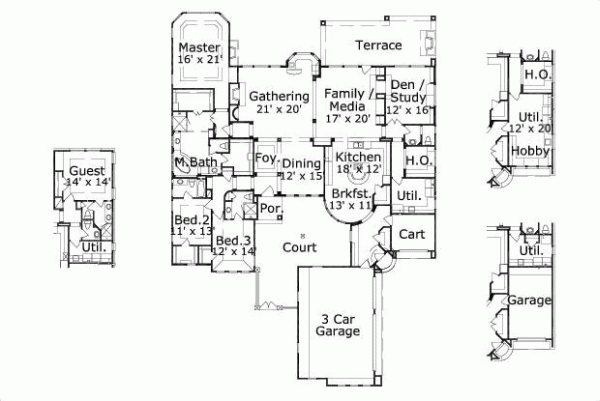 Main Floor Plan: 19-493