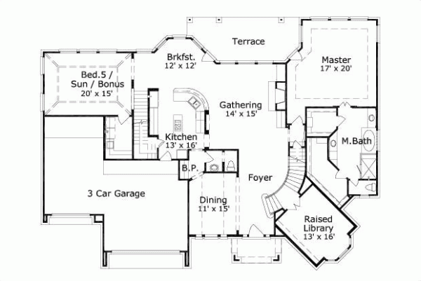 Main Floor Plan: 19-495