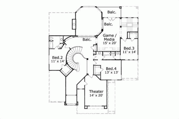 Upper/Second Floor Plan: 19-498