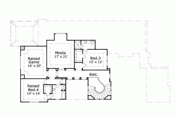 Upper/Second Floor Plan: 19-499