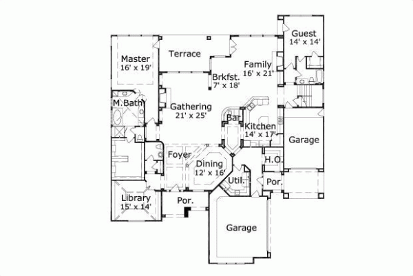 Main Floor Plan: 19-501