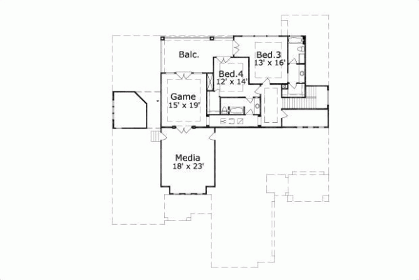 Upper/Second Floor Plan: 19-501