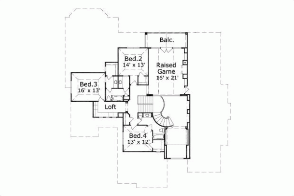 Upper/Second Floor Plan: 19-502