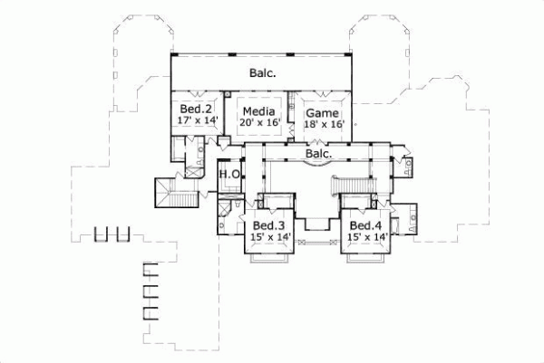 Upper/Second Floor Plan: 19-503
