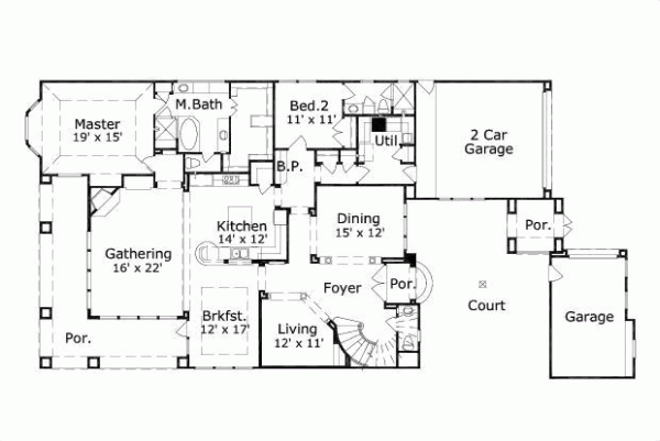 Main Floor Plan: 19-504