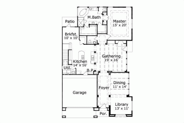 Main Floor Plan: 19-508