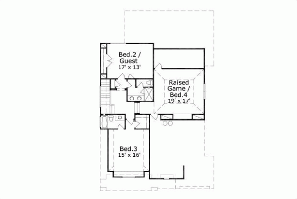 Upper/Second Floor Plan: 19-508