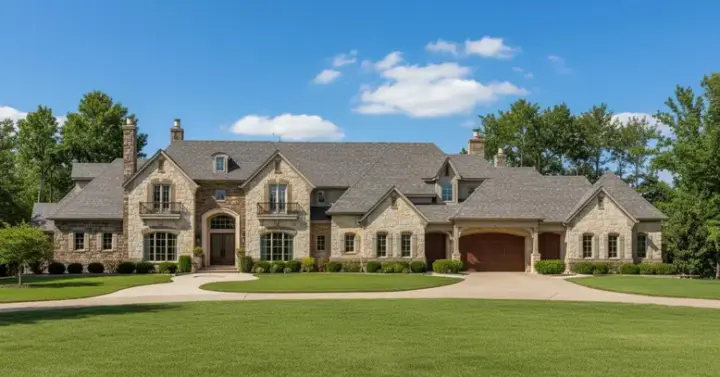Mediterranean house plans 19-509 - front exterior, 10,672 sq ft, 5 bed, 5 bath house plans | Monster House Plans