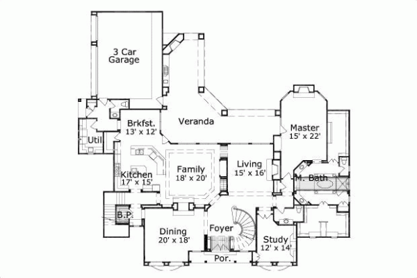 Main Floor Plan: 19-510