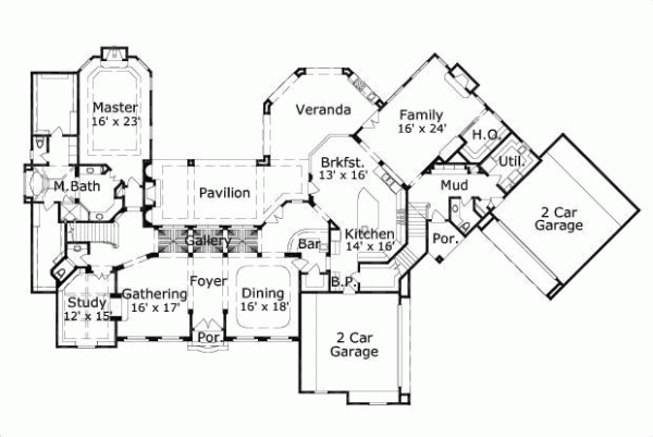 Main Floor Plan: 19-511