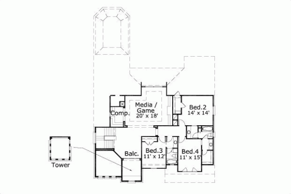 Upper/Second Floor Plan:19-514